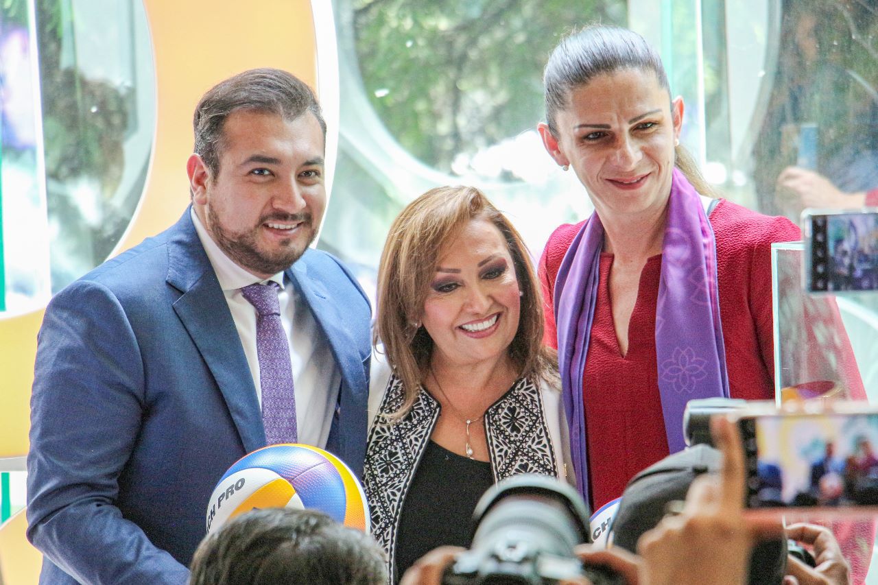 Huamantla presente en el anuncio de los 100 días de la promoción del Campeonato Mundial de Voleibol de Playa Tlaxcala 2023